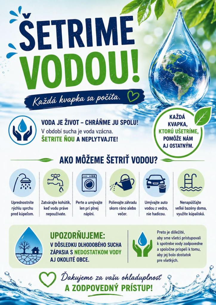 Šetrenie vodou